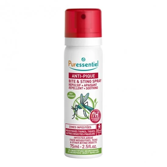 Puressentiel spray répulsif + apaisant anti-pique 75ml