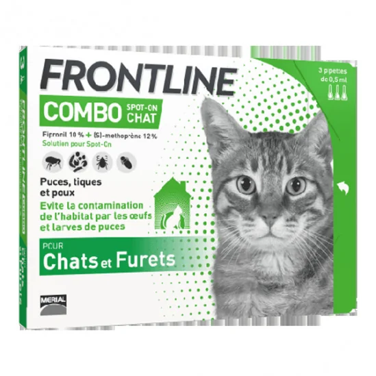 Frontline combo spot-on chat 3 pipettes