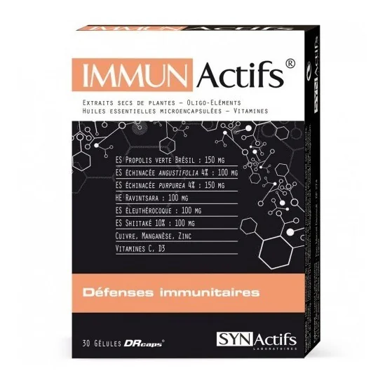 Synactifs Immunactifs défenses immunitaires 30 gélules