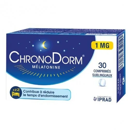 Chronodorm Mélatonine 1mg 30 comprimés