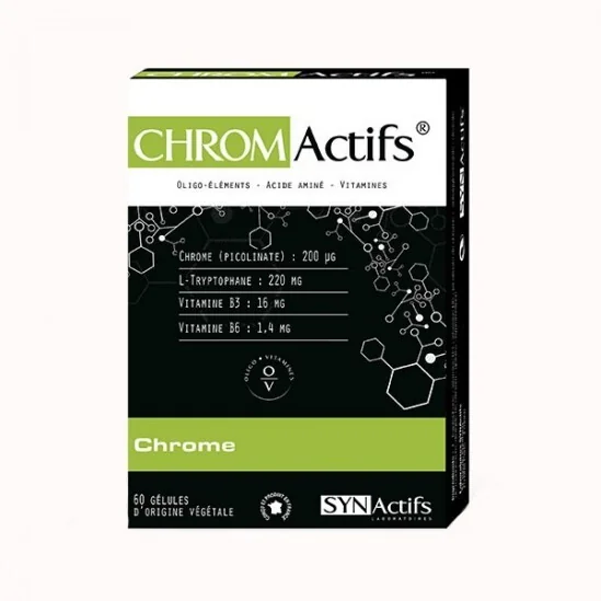 Synactifs chromactifs chrome 60 gelules
