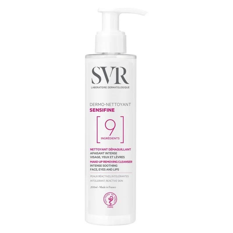SVR Sensifine Dermo-nettoyant démaquillant 200ml
