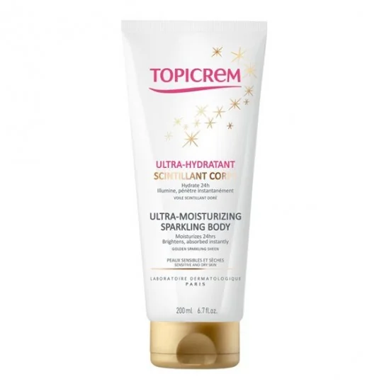 Topicrem ultra-hydratant scintillant corps 200ml