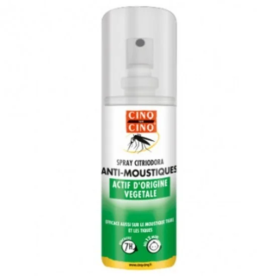 Cinq sur Cinq spray Citriodora anti-moustiques 100ml