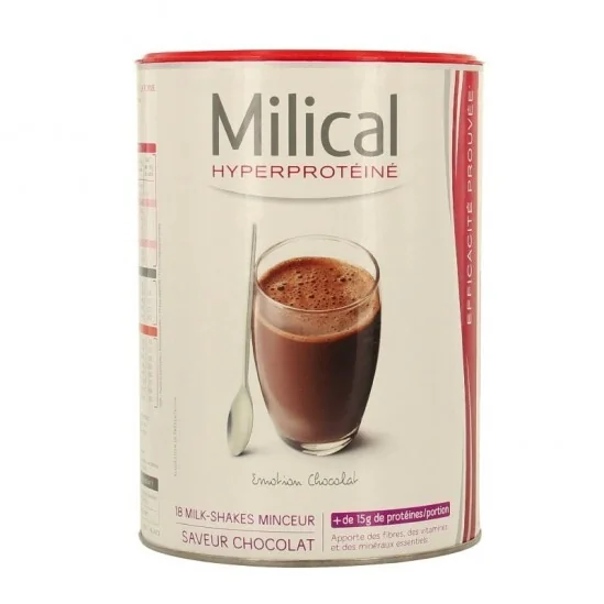 Milical Milk-shake nutritionnel chocolat 12 portions