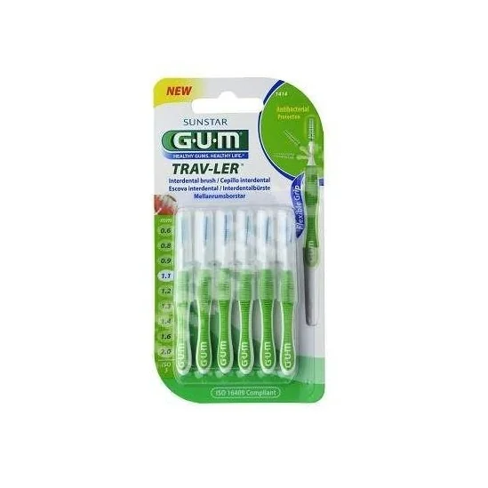 Gum brossetes 1414 interdentaires trav-ler x6