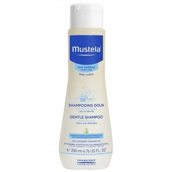Mustela shampooing doux cheveux delicats peaux normales 200ml