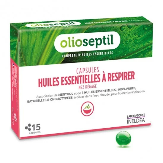 Olioseptil huile essentielles à respirer 15 capsules