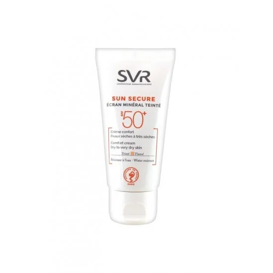SVR Sun Secure Écran Minéral Teinté Crème Confort SPF 50+ 50 ml