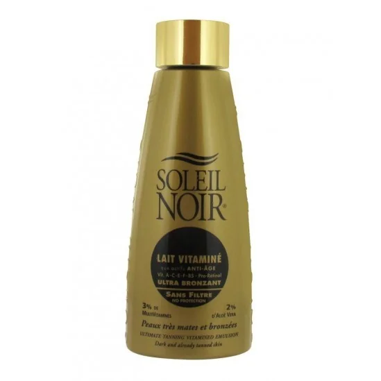 Soleil Noir Huile Sèche Vitaminée Ultra Bronzante Sans Filtre Spray 150 ml