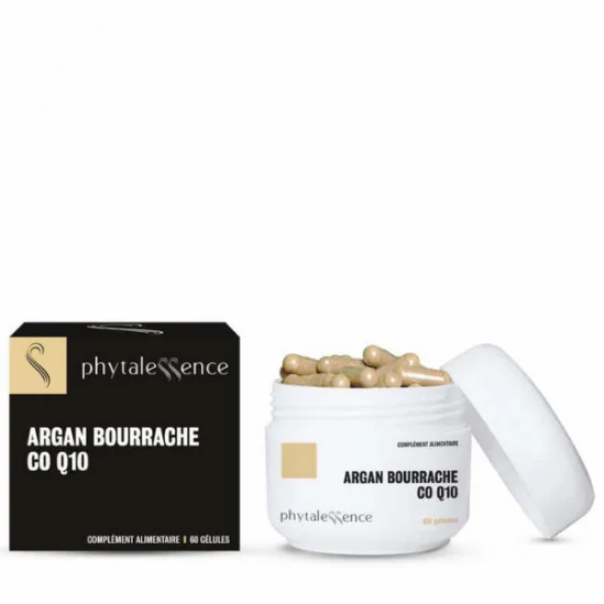Phytalessence Argan Bourrache Q10 60 Gélules