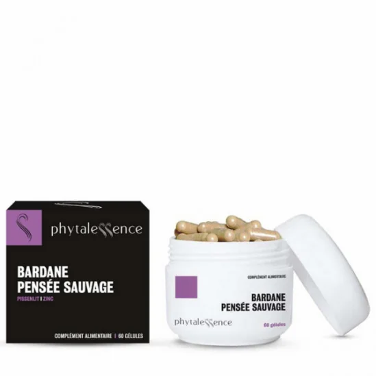 Phytalessence Bardane Pensée Sauvage 60 capsules