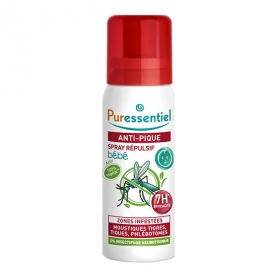 Puressentiel spray répulsif bébé anti-pique 60ml