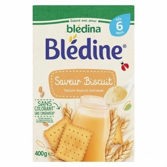 Blédina blédine céréales saveur biscuit 400g