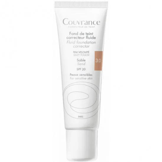 Avène couvrance fond de teint correcteur fluide sable 30ml