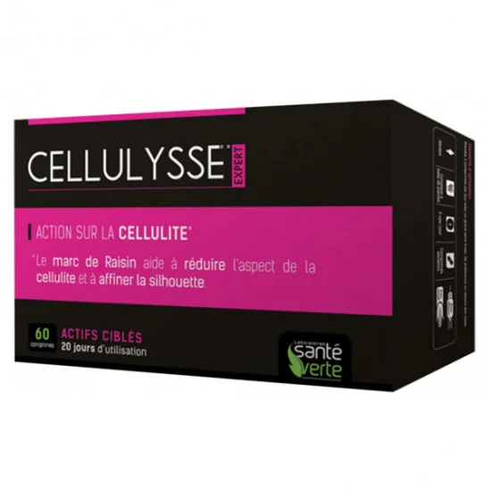 Santé verte cellulysse expert 60 comprimés