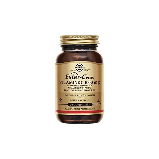 Solgar Ester C Plus vitamine 1000mg 30 comprimés