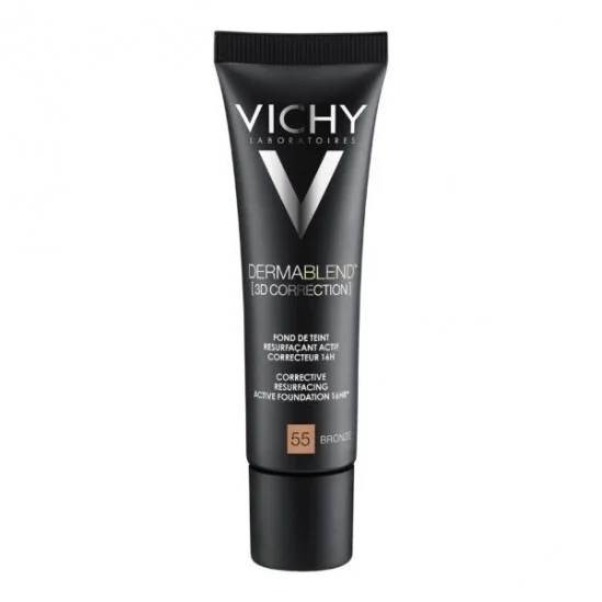 Vichy dermablend 3d correction fond de teint resurfaçant 55 bronze 30ml