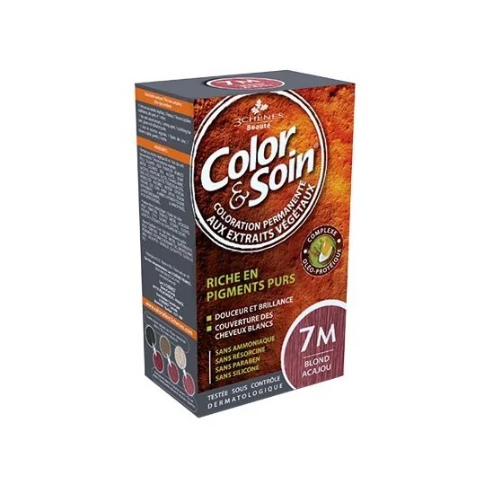 Les 3 chênes color & soin 7M blond acajou 135ml