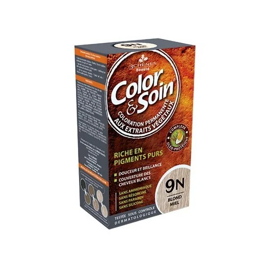 Les 3 chênes color & soin 9N blond miel 135ml