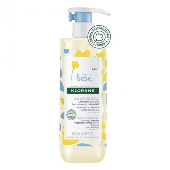 Klorane gel lavant doux au calendula tube 200ml