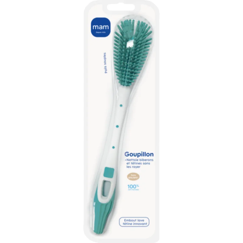 MAM Goupillon Biberon & Tétine – Nettoyage 2 en 1