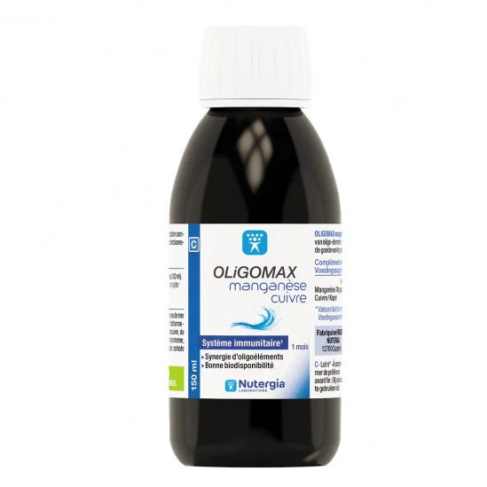 Nutergia oligomax manganèse-cuivre 150ml