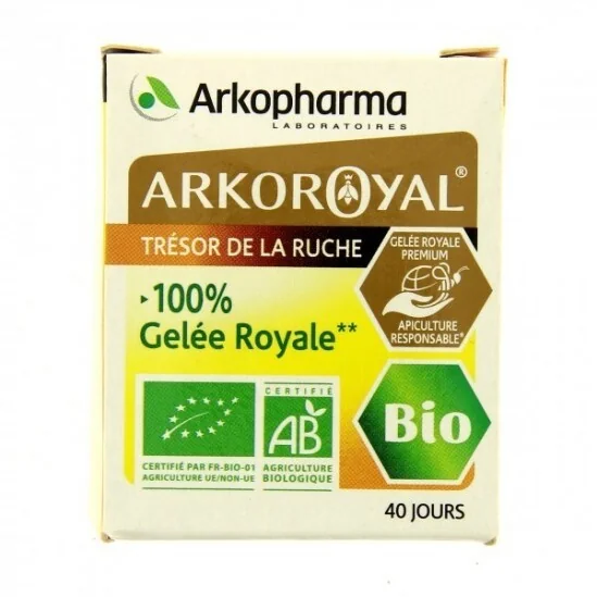Arkopharma arkoroyal 100% gelée royale bio 40g