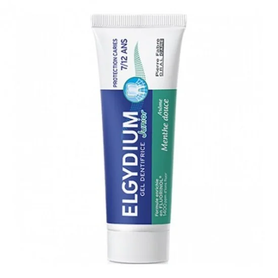 Elgydium junior dentifrice menthe douce 7/12 ans 50ml