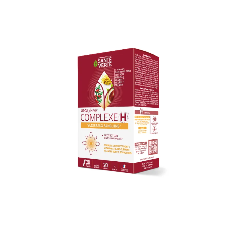 Santé verte circulymphe complexe h 20 sticks