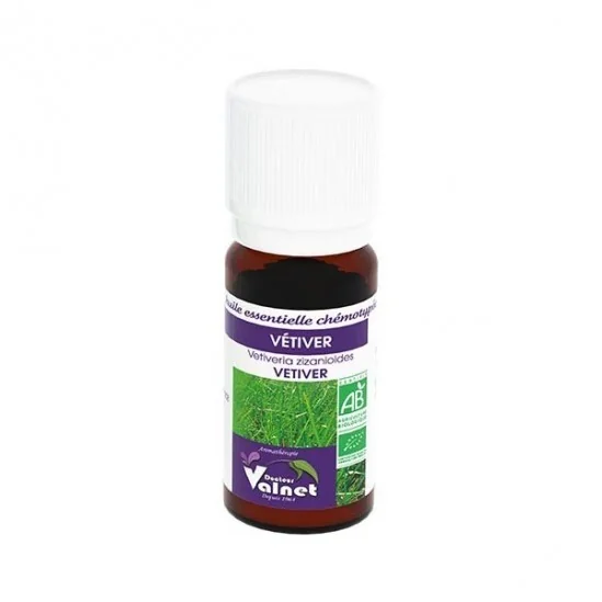 Docteur Valnet vétiver huile essentielle bio 10ml