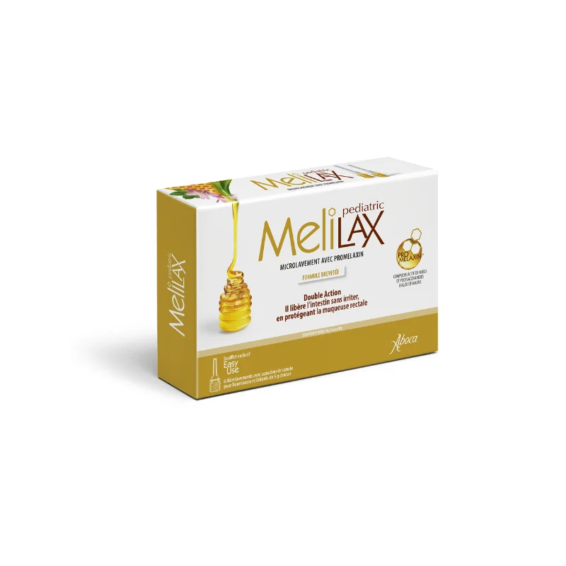 Aboca melilax nourrissons/enfants 6 microlavements avec promelaxin x5g
