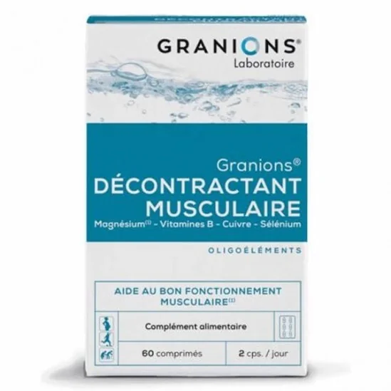 Granions Décontractant Musculaire 60 comprimés