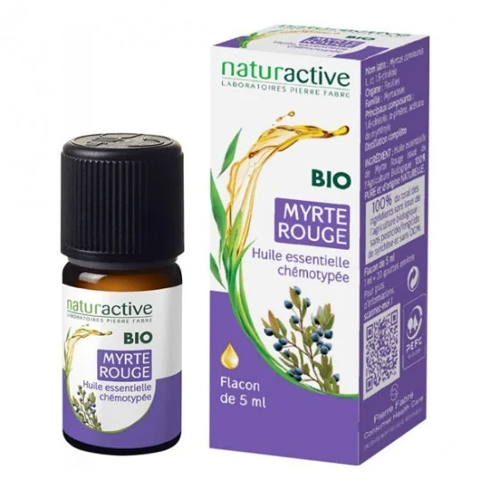 Naturactive myrte rouge huile essentielle bio  5ml