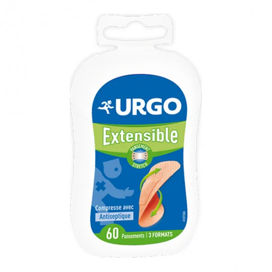 Urgo extensible 60 pansements 3 formats