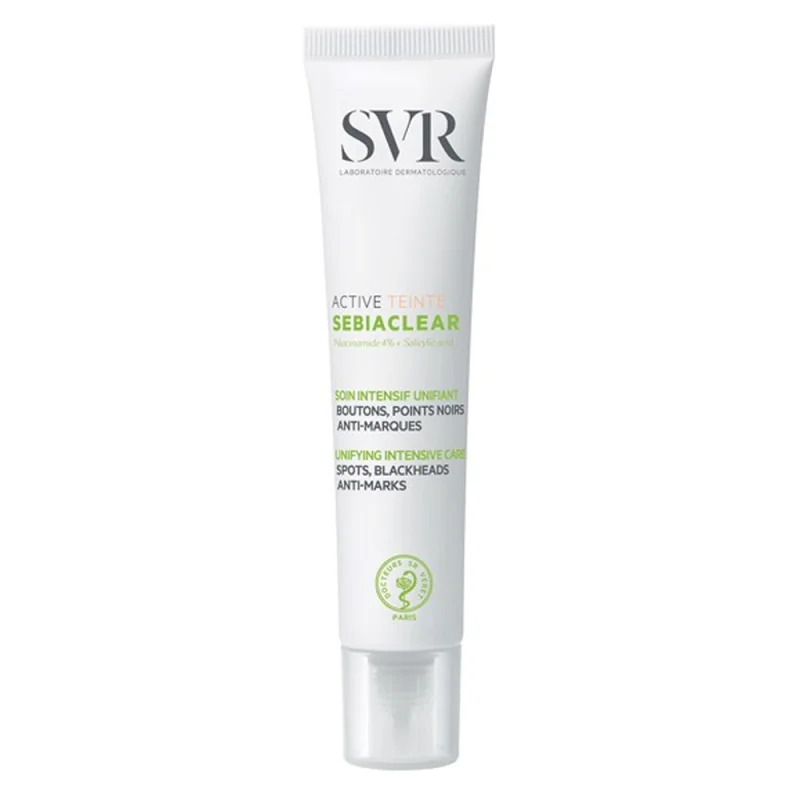SVR Active teinté Sebiaclear soin intensif unifiant 40ml