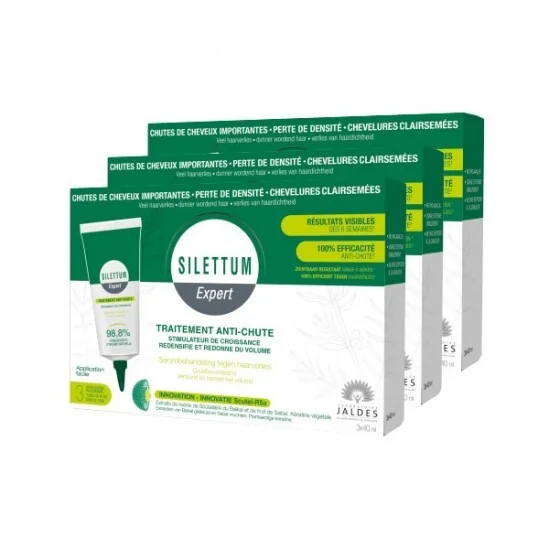 Jaldes silettum expert sérum anti-chute 3 x 40ml