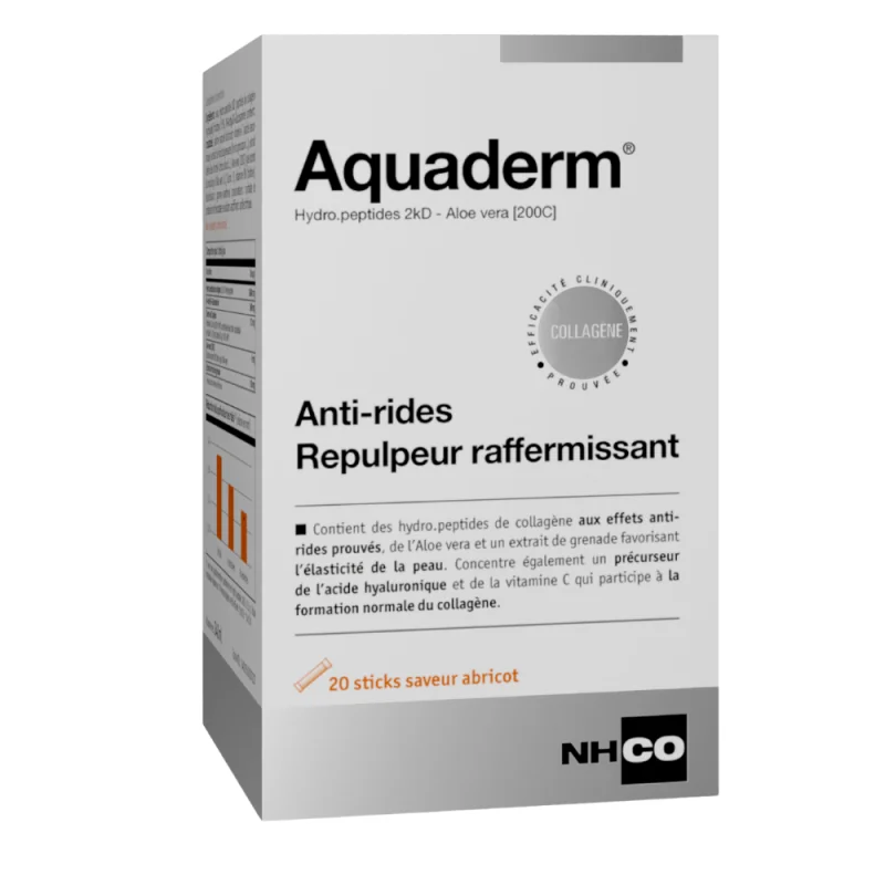NHCO Aquaderm® – Anti-rides & Repulpant – 20 sticks