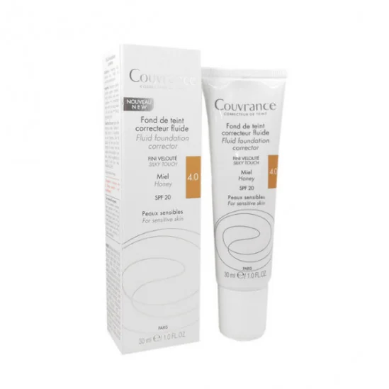 Avène couvrance fond de teint correcteur fluide miel 30ml