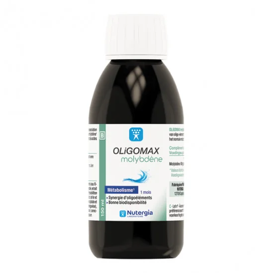 Nutergia oligomax molybdène 150ml