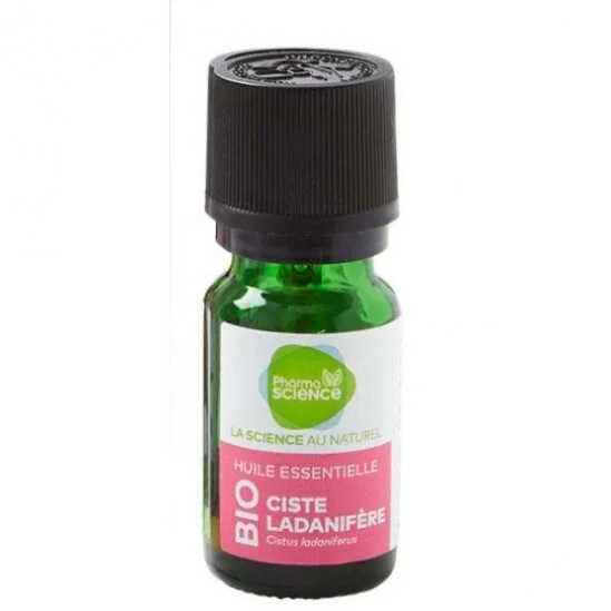 Pharmascience ciste ladanifère bio huile essentielle 5ml