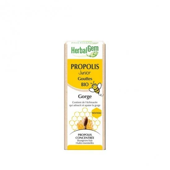 Herbalgem propolis junior large spectre gouttes bio 15ml