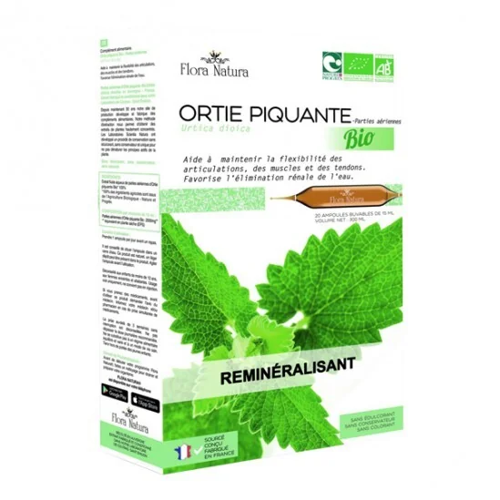 Flora natura ortie piquante bio 20 ampoules