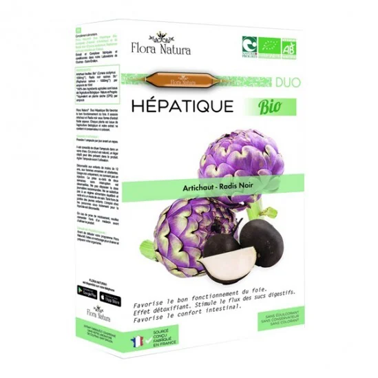 Flora natura duo hépatique bio 20 ampoules