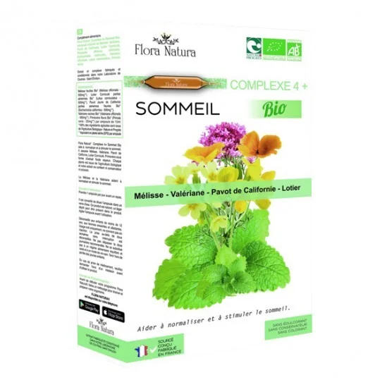 Flora natura complexe 4+ sommeil bio 20 ampoules