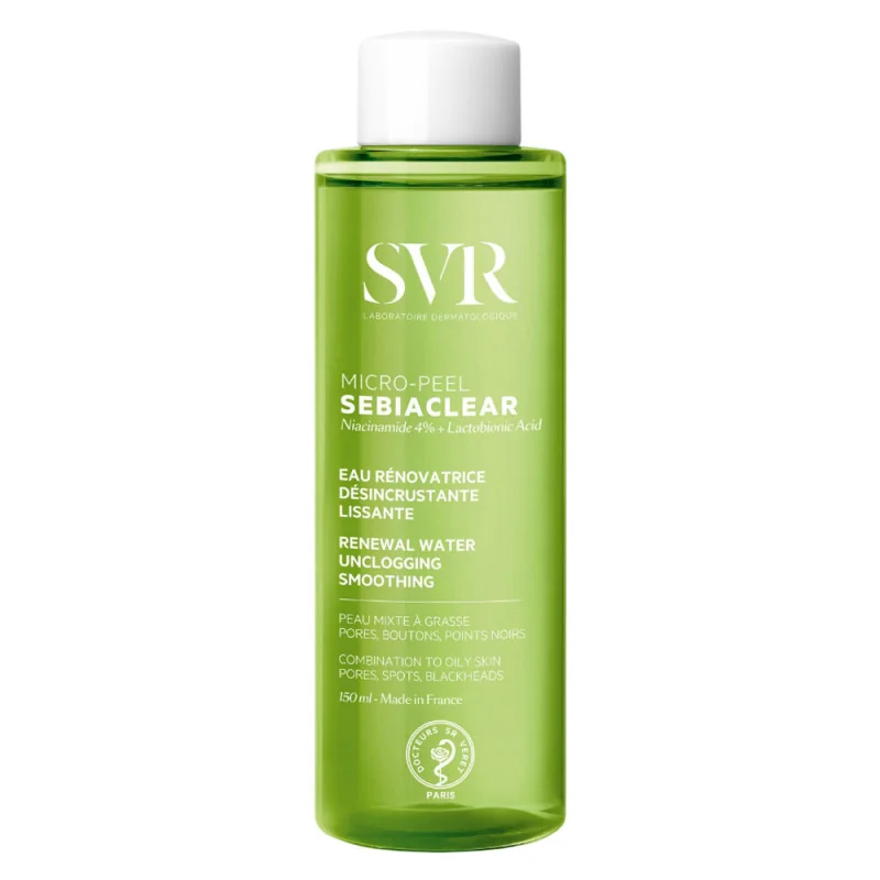 SVR Sebiaclear Micro-Peel eau rénovatrice 150ml