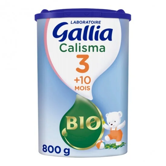 Gallia calisma bio croissance lait 3ème âge 800g
