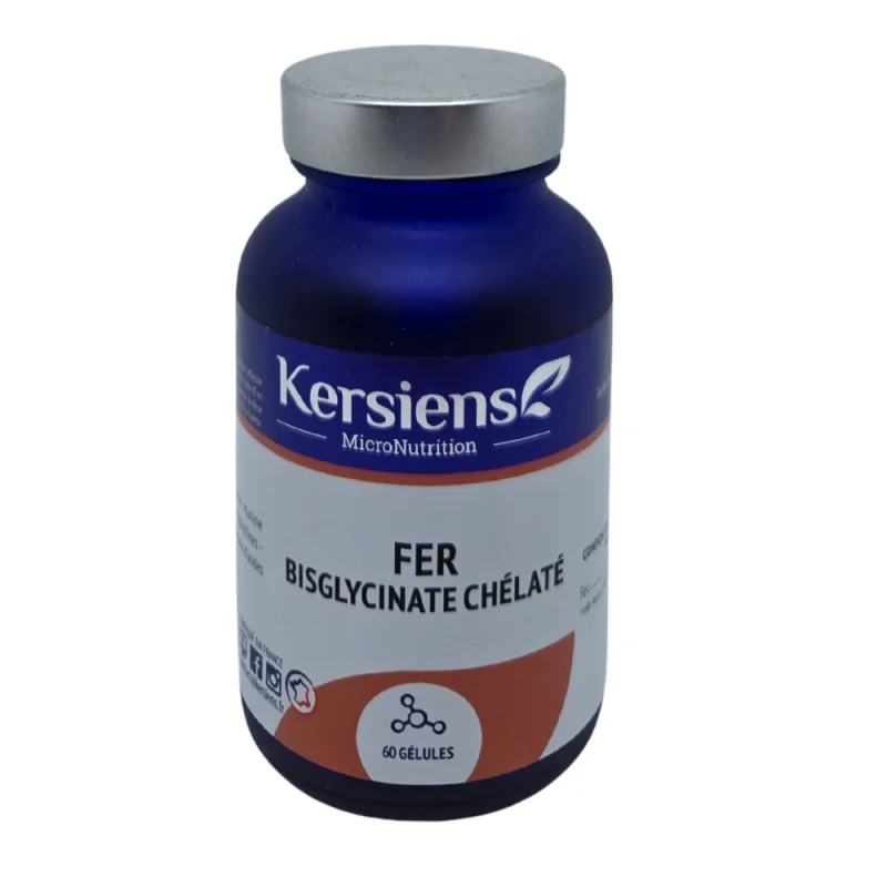 Kersiens Fer bisglycinate chélaté 60 gélules