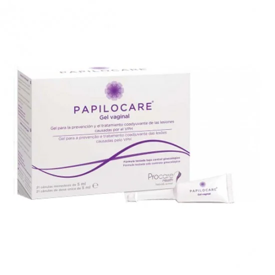 Procare Health Papilocare gel vaginal 21 canules unidoses de 5ml