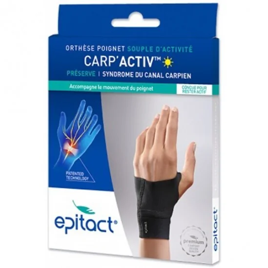 Epitact carp'activ orthèse poignet souple d'activité droite taille L